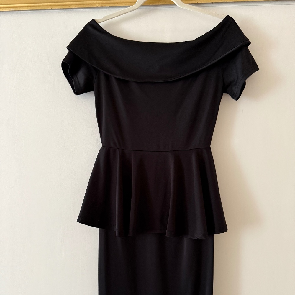 Mena Peplum Midi Dress